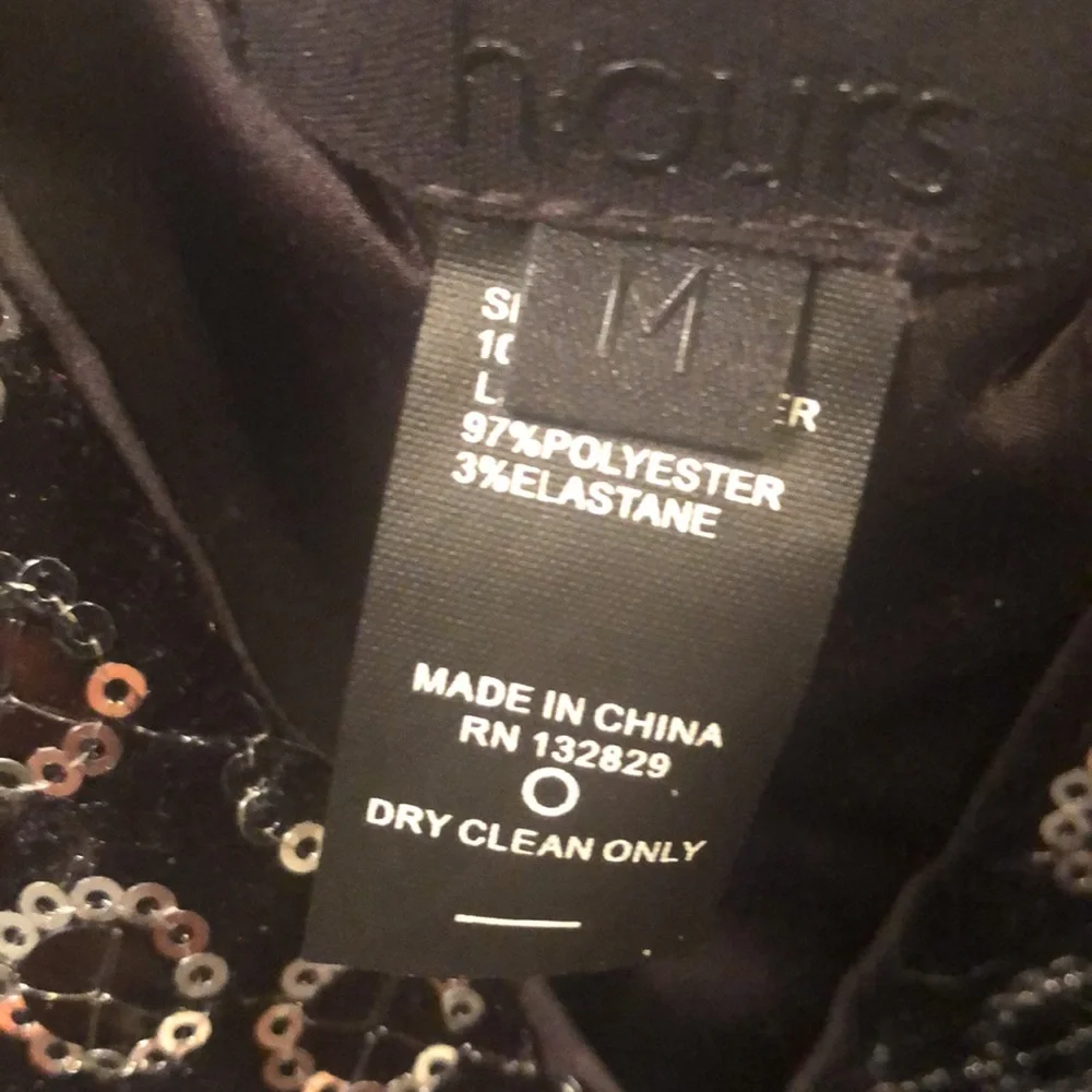 h:ours X Revolve Marvel Dress in Black and Silver - Picture 5 of 13